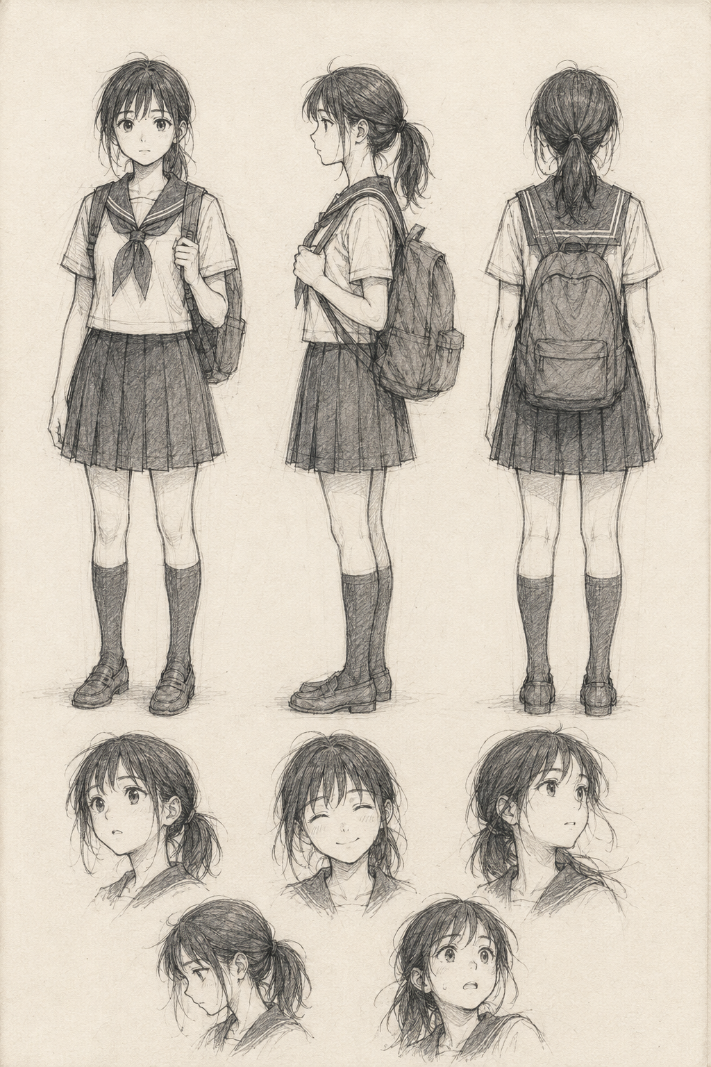 風の色のキャラクター設定画